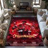 Atletico Madrid Customized Name Floor Mat Suitable for Living Rooms Foyer Entryway Hallway Anti-slip Rug Office home decor Birthday/Christmas Gift