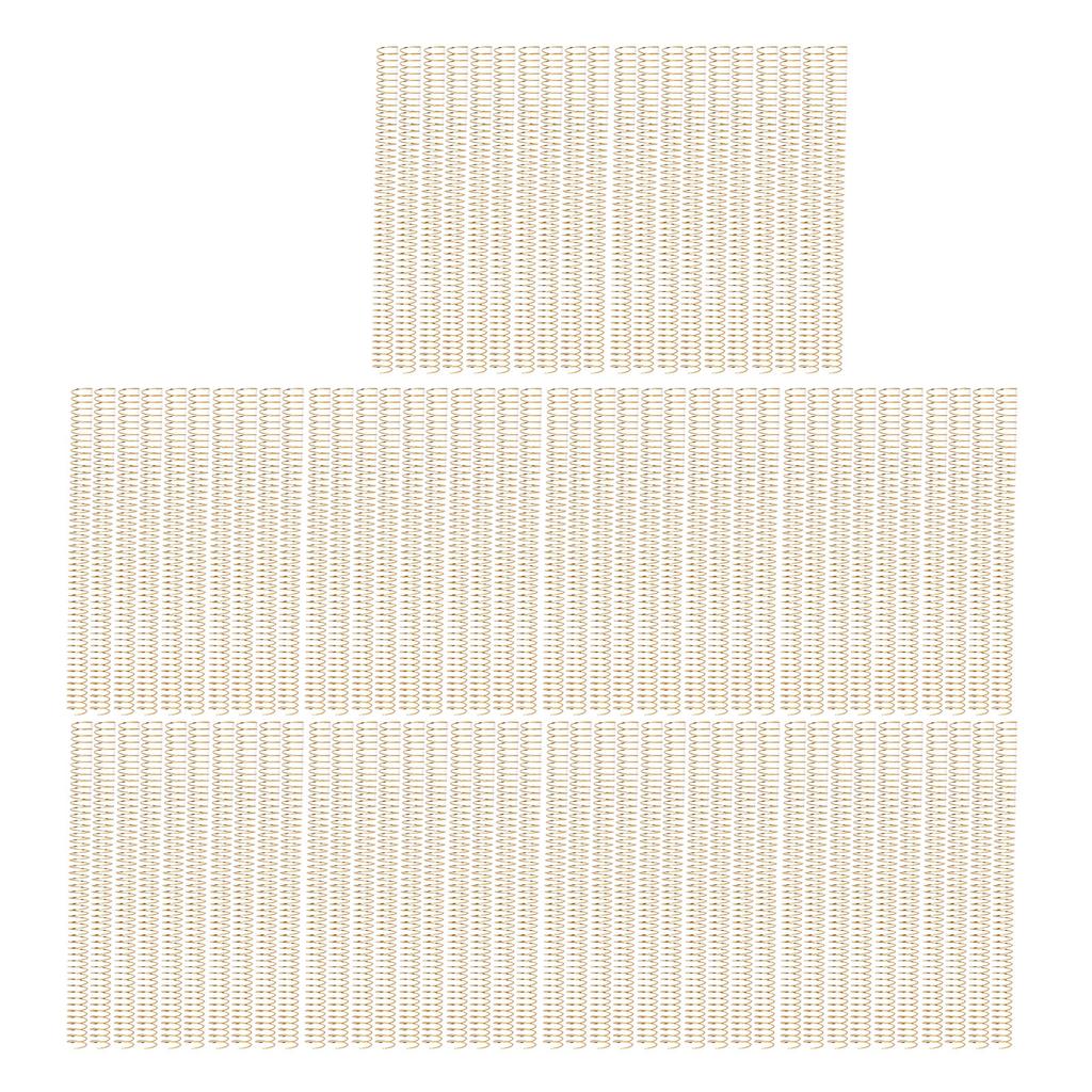 100Pcs Spiral Binding Coil 170 Sheet Capacity Spine Comb 19mm Diameter 48 Teeth 4:1 Pitch Set Kit for