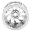 Aluminum Alloy Bdlock Wheel Rims with Lock NonSticky for 1/10 RC Crawler Cars(Black )