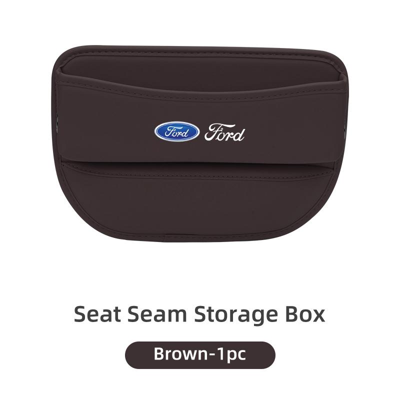 For Ford Car Seat Gap Storage Box Universal Auto Seat Crevice Organizer Escort KA Flex Everest KA Expedition Falcon Fusion