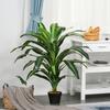 Artificial Plant In Pot, Fake Plant for Home Indoor Decor, 110cm, Green