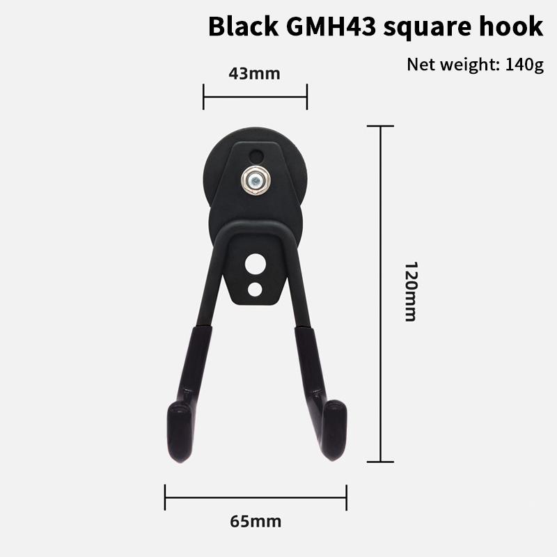 

1 шт. 43 мм Сильный магнитный крючок Нескользящий велосипедный крючок Сверхпрочный Сильный магнит Крючок для скейтборда Хранение Лестница Садовые инструменты