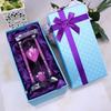 Effective 30 Minutes Sand Clock Practical Heart Shaped Crystal Hourglass Efficient Timer for Kitchen Study or Gym Use
