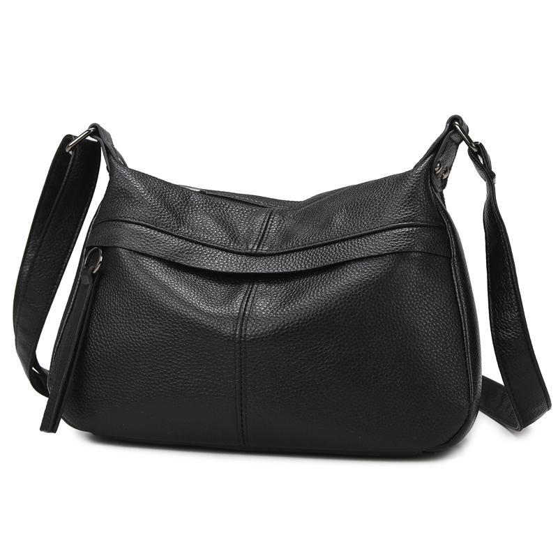 

100% Cow Leather Luxury Handbag Brand Designer Genuine Leather Women Crossbody Shoulder Bag Fashion Leisure Ladies Trave Bags 29cm 8cm 19cm
