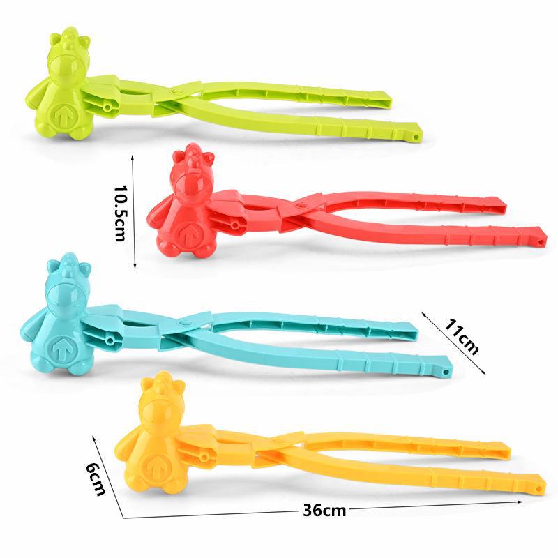 Clip de luptă cu bulgări de zăpadă de iarnă pentru copii - jucărie în aer liber pentru lupte cu bulgări de zăpadă