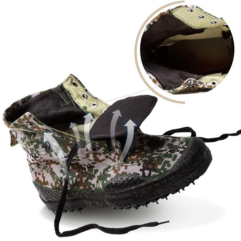 Ant Walker Unisex Camouflage High-Top Tactical Work Boots