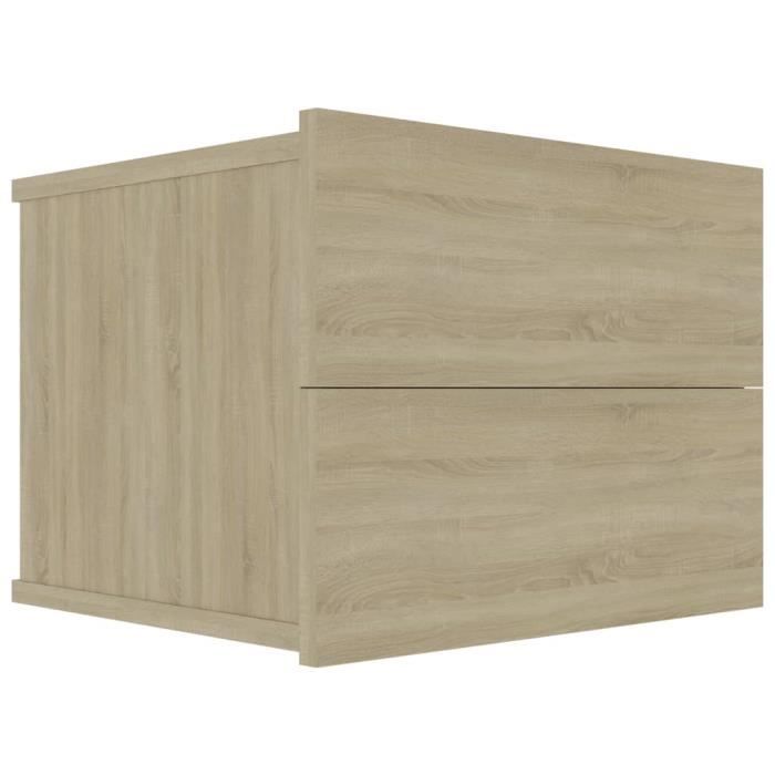 VidaXL Bedside Table Sonoma Oak 40 X 30 X 30 Cm Chipboard