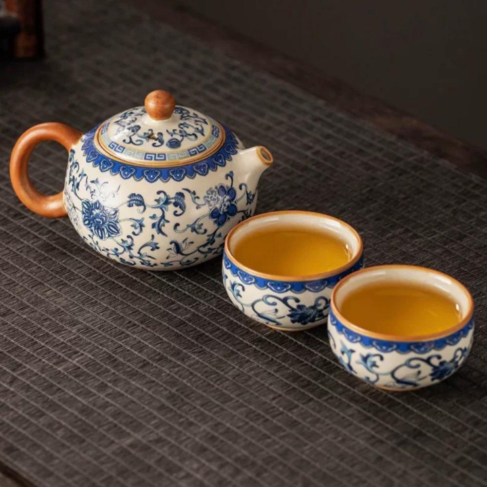 Chinese Teapot Set Celadon Xishi Pot Ceramic Tea Infuser Kung Fu Tea Set Luxury Tea Cups Set Tea Table Accessories