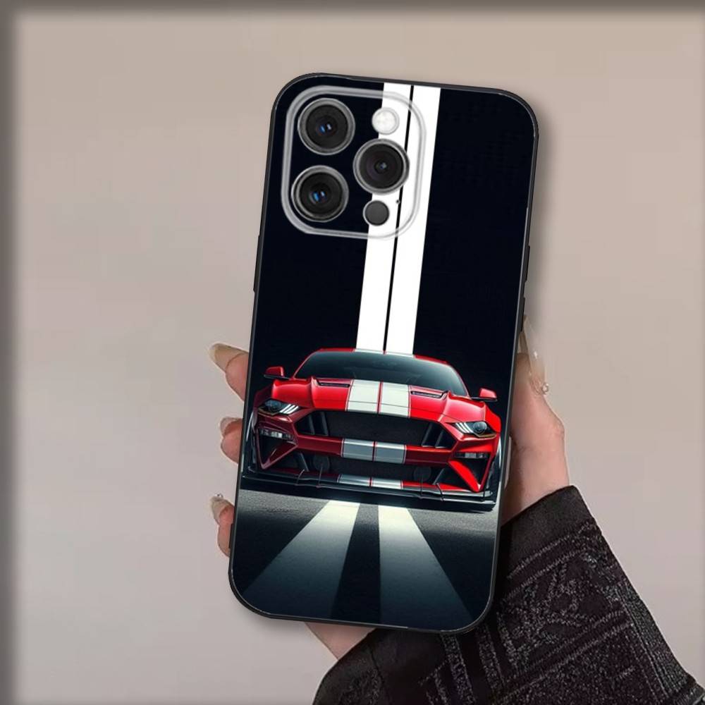 M-Mustangs Car Phone Case For iPhone 17,16,15,14,13,12,11,Pro,Max,Plus,Air,X,XS,XR,SE,8,7,Mini,Soft Black Funda