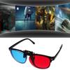 Klipsli 3D Gözlük Kırmızı Mavi 3D Gözlük 3D Film Oyun Gözlükleri Anti-Polarizasyon