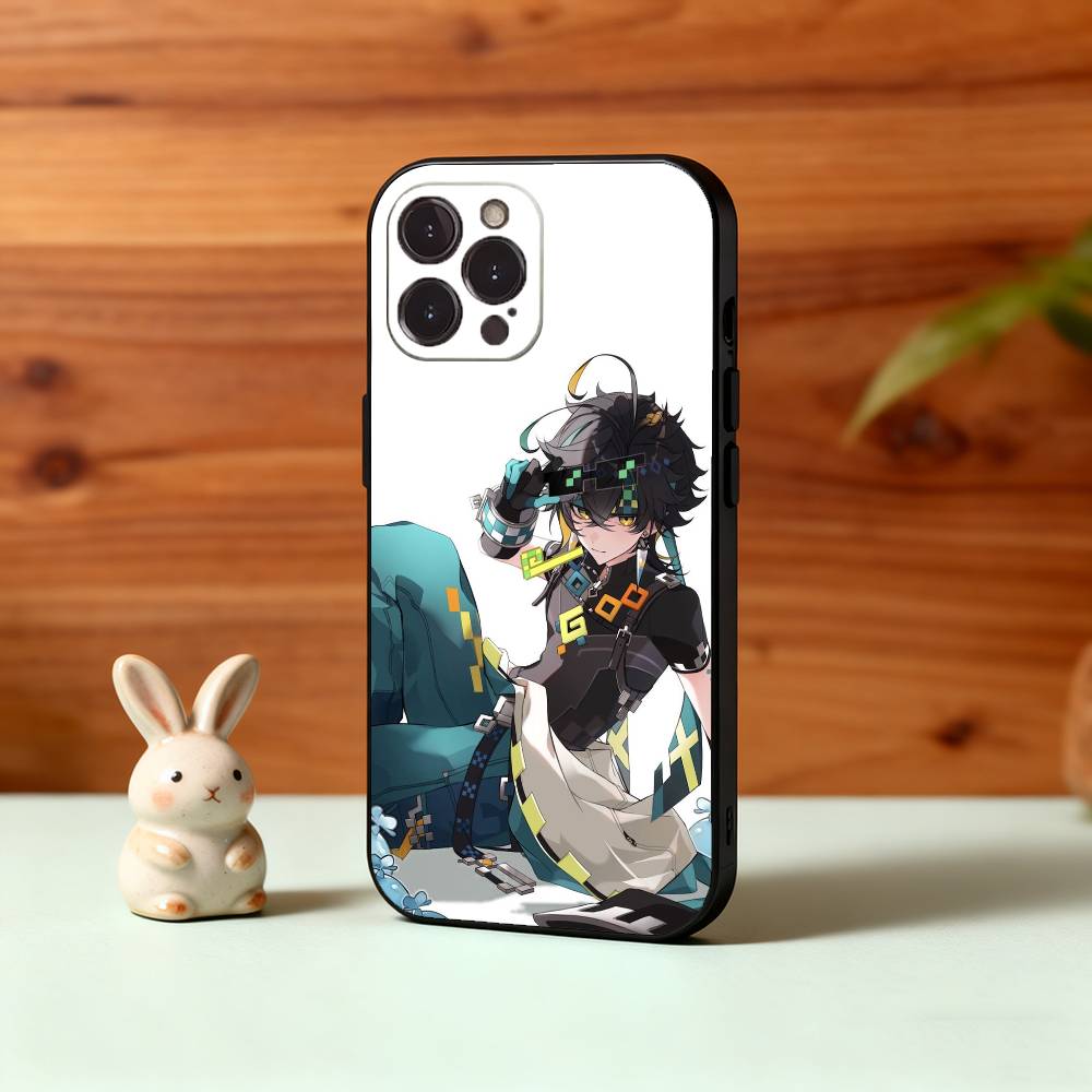 Ginichi - Genshin Impact - Dragon Hunter Phone Case For iPhone17,16,15,14,13,12,Plus,Pro Max, 5G Others Soft Black Cover