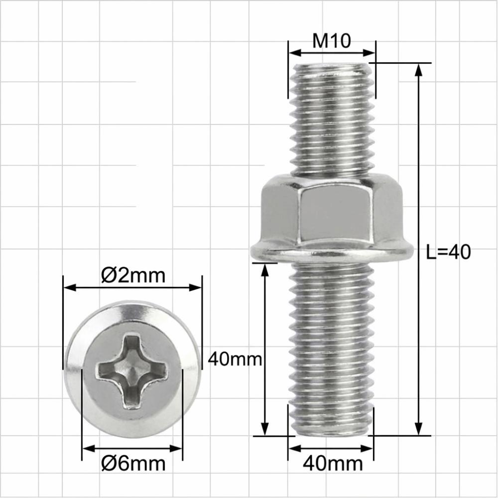 304 Stainless Steel Phillips Beveled Flange Bolt  Furniture Connection