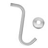 NPT1/2 High Rise Shower Arm SShape Shower Head Extension Arm Bathroom Accessory