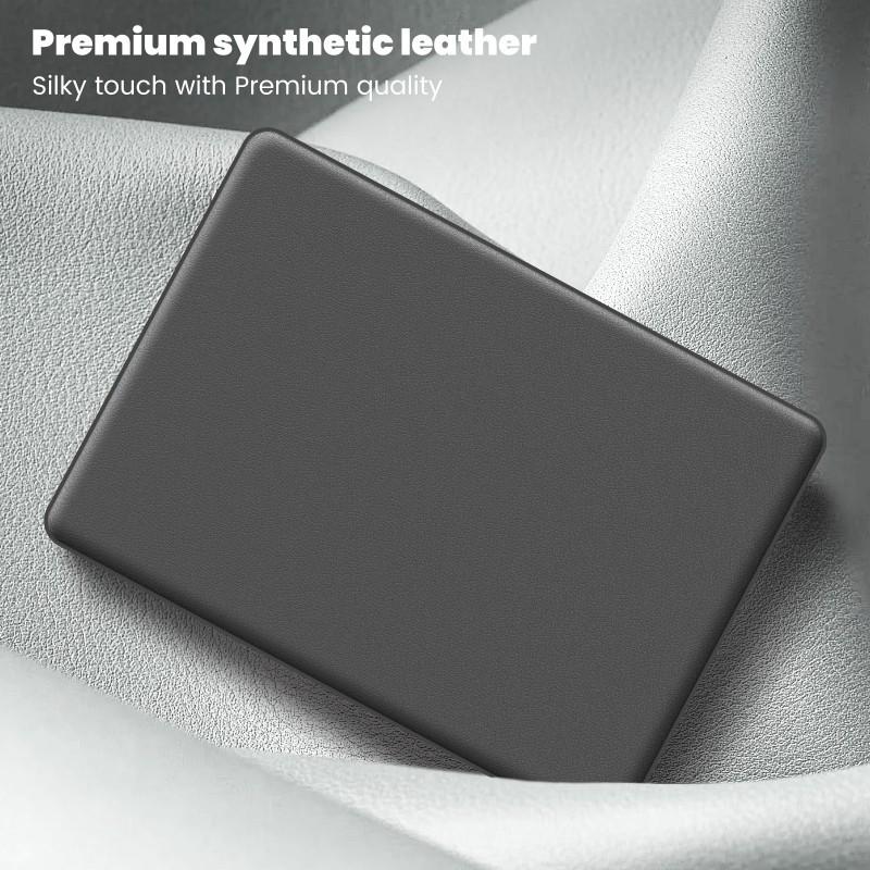 MacBook Air 13 Pro 16 Protective Case With Magnetic Foldable Stand Faux Leather Cover M4 M3