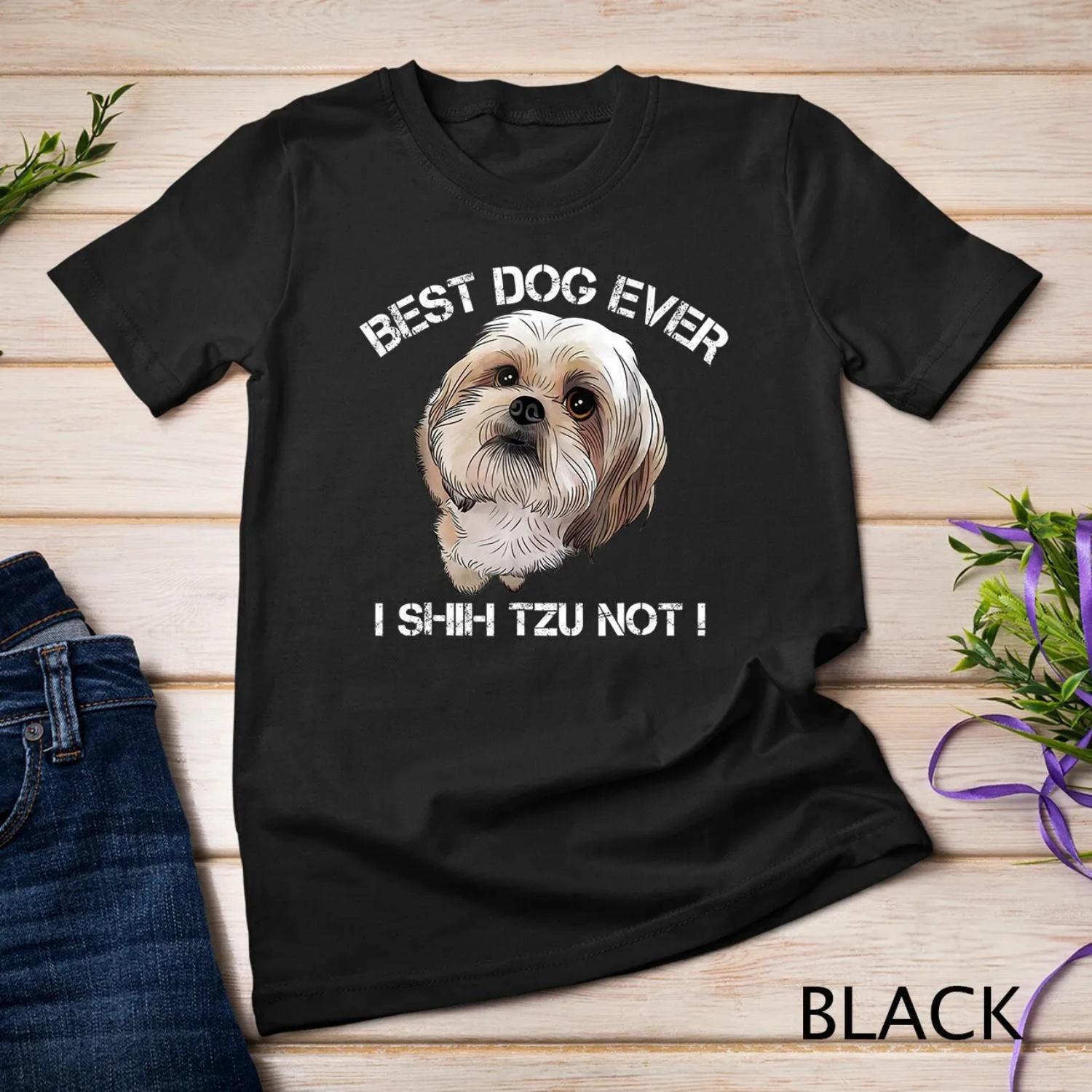 Shih Tzu Funny Dog Pet Best Ever Birthday T shirt S