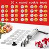 Diy Handmade Cookie Press Machine Cookie Press Icing Kit Cookie Nozzle Cutter Mold Pastry Syringe Cream Cookie Cake Tool