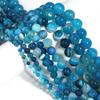 Natural Stone 4 6 8 10 12mm Round Tiger Eye Amethyst Agate Jades Stone Spacer Bead For Jewelry Making Diy Bracelet Needlework