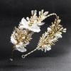 Tassels Earring Bride Wedding Tiaras Unique Style Elegant Flower Hairband  Women Lady