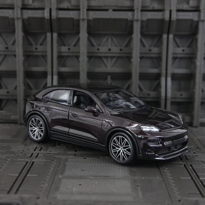 Burago 1:24 Macan Turbo Elektro-Legierungs-Automodell Schmucksammlung, Türen und Haube können geöffnet werden