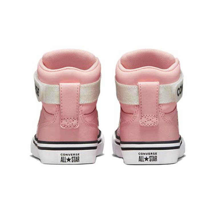 Converse Pro Blaze Strap Leather Durable High Top Kids Canvas Shoes Kids Sneakers 672129C