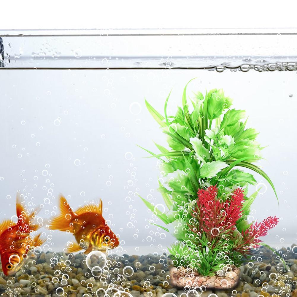 Aquarium Decoration Artificial Plastic Water Plants Grass for Fish Landscape