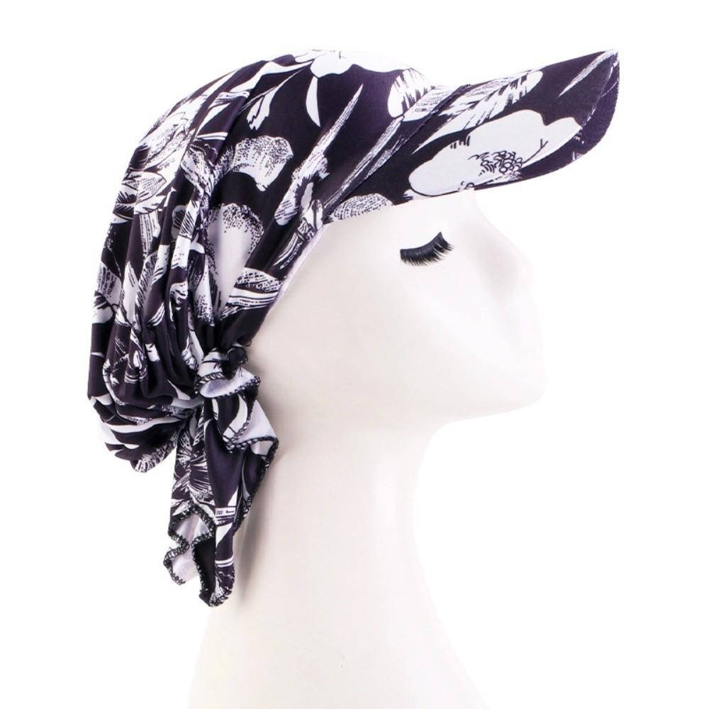 Paisley Print Hijab Caps Adjustable Amoeba Turban Headscarf Hat New Baseball Cap  Outdoor Sunshade