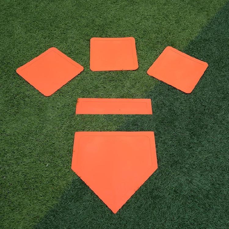 Gumová Baseballová a Softbalová Základna Sada Cvičební Domovská Deska s Přenosným Pouzdrem pro Kickball Hru na Zahradě Snadné Použití