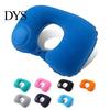 Inflatable U-shaped Pillow Neck Waterproof Built-in Pump Fatigue Relief Outdoor Traveling Car Airplane for Daily Use U Shaped Travel
