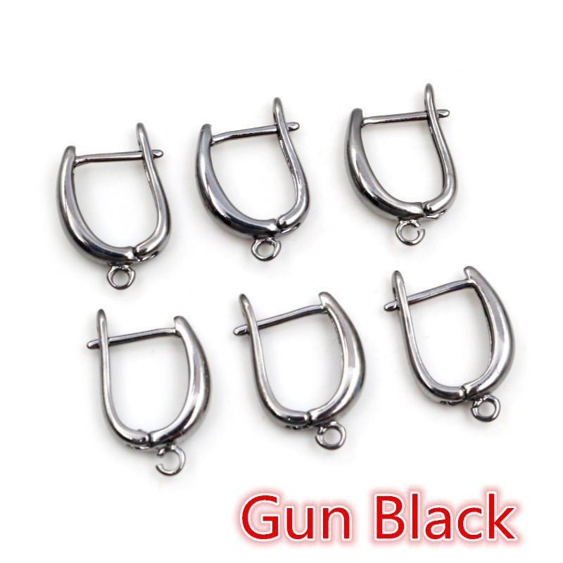 

10pcs 19x13mm Silver Color French Earring Hooks Lever Back Open Loop Setting DIY Earring Clips Clasp Jewelry Making Accessories