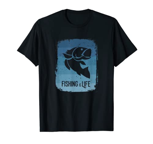 Fishing is Life Fly Fishing Spinning Fisherman T-Shirt