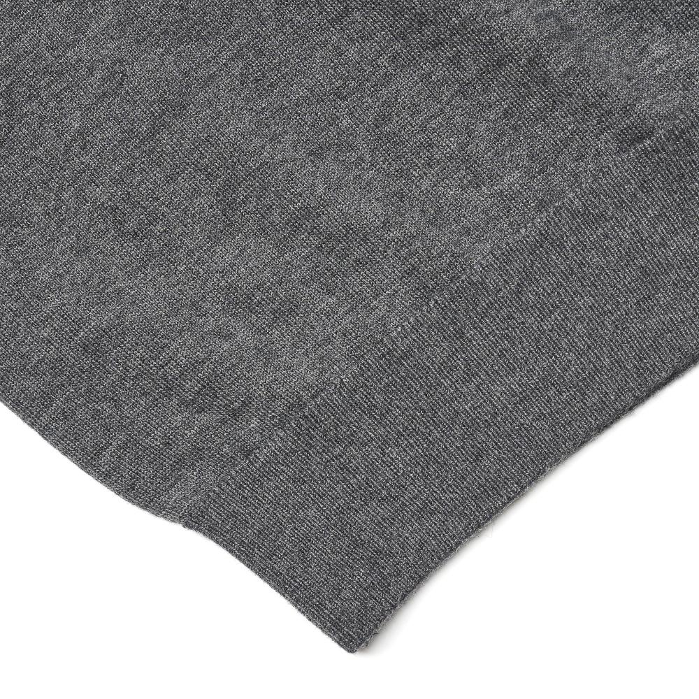 VERNO [Casual] Cashtouch Crew-Neck Knit Gray_Relax-Fit