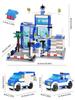 750PCS City Police Station Trucks Car Building Blocks with 10 Policeman Model Bricks Construction Toy for Children Gift