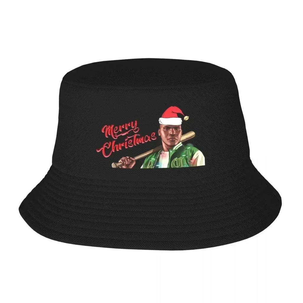 New HatGTA Christmas Bucket Hat Black Military Cap Unisex Fishing Cap Anime Womens Beach Unisexs
