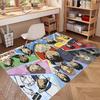 Detective Conan Print Rug, Washable Floor Carpet, For Entryway Dorm Laundry Room Office Study, Home Decor Birthday Christmas Gift