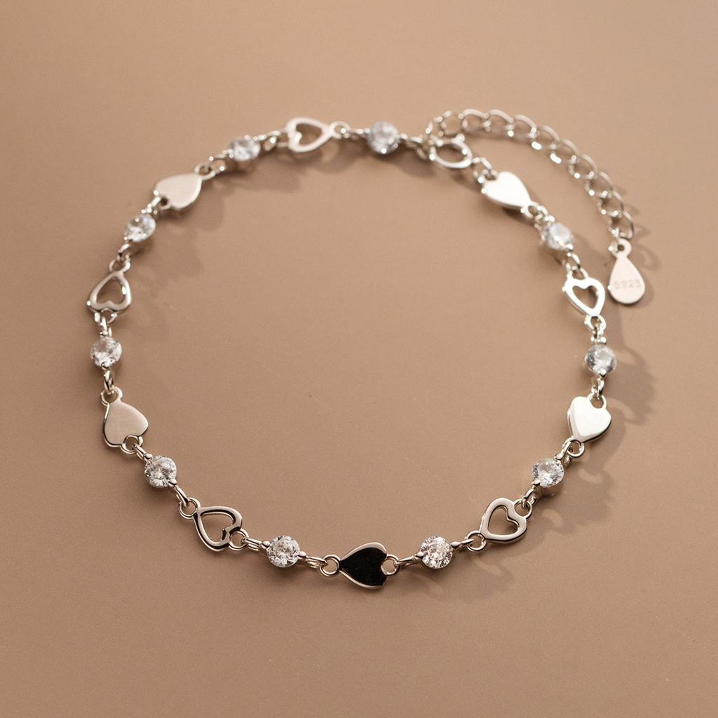 925 Silver Bracelet Vintage Adjustable Bead Bracelets for Women Luxury Fashion Jewelry Party Wedding Gift