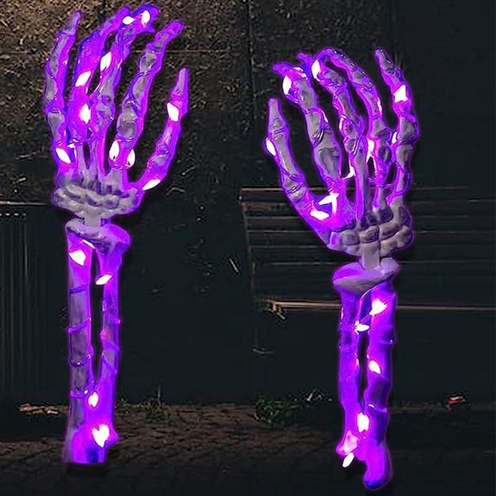 Exquisite Glowing Skeleton Hand Handmade Ghost Skeleton Hand Lamp  Atmosphere Props