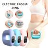 Electric Body Vibration Fascia Ring Fitness Massage Ring Body Shaping Massager Abdomen Belly Waist Deep Tissue Massage Device