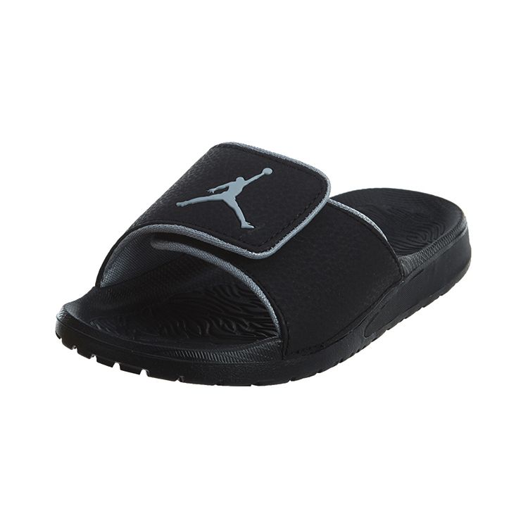 Jordan Hydro 6 Kids Slippers Kids Slippers Black White 881476-011