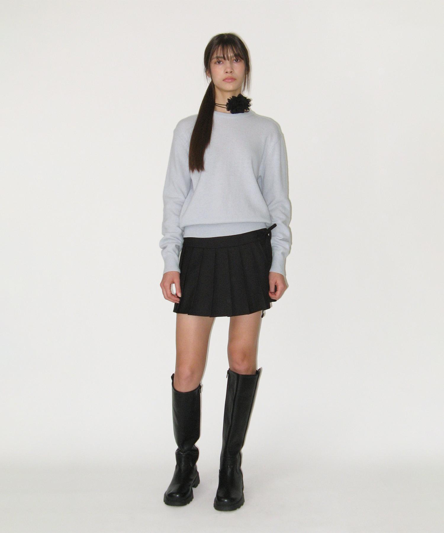 Sunburn Project Cashmere Basic Round Knit, Skyblue Free