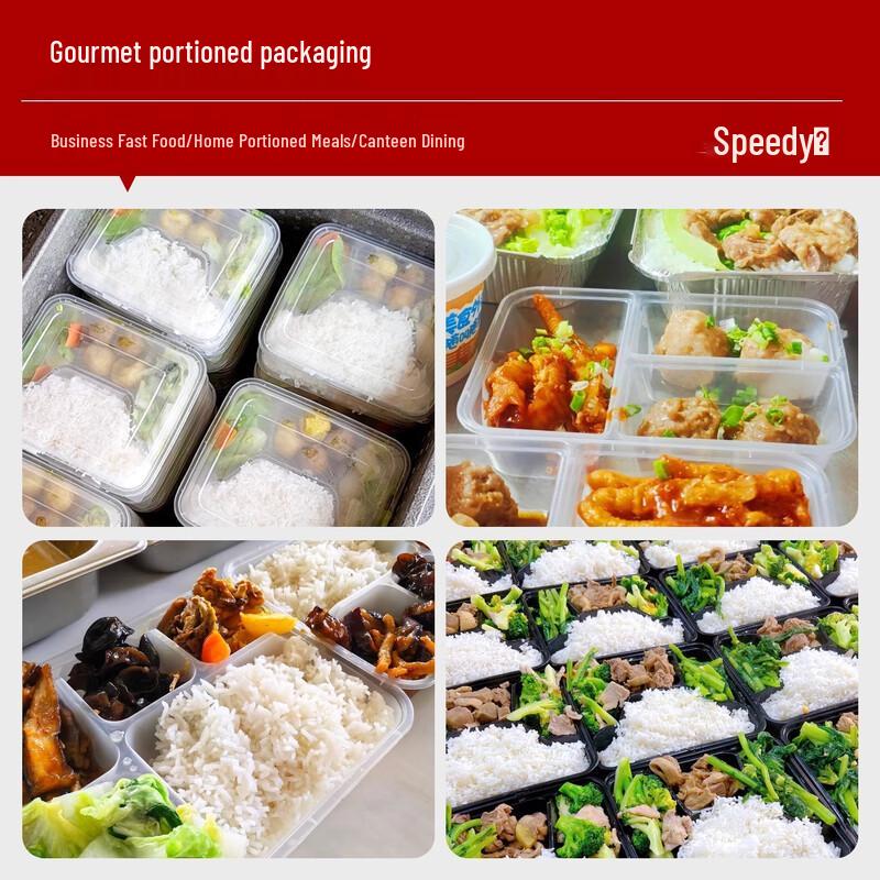 Disposable Divided Plastic Meal Box