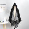 Retro Pattern Shawl Women'S Outdoor Travel Four Seasons Cardigan Air-Conditioned Room With Warm Cape