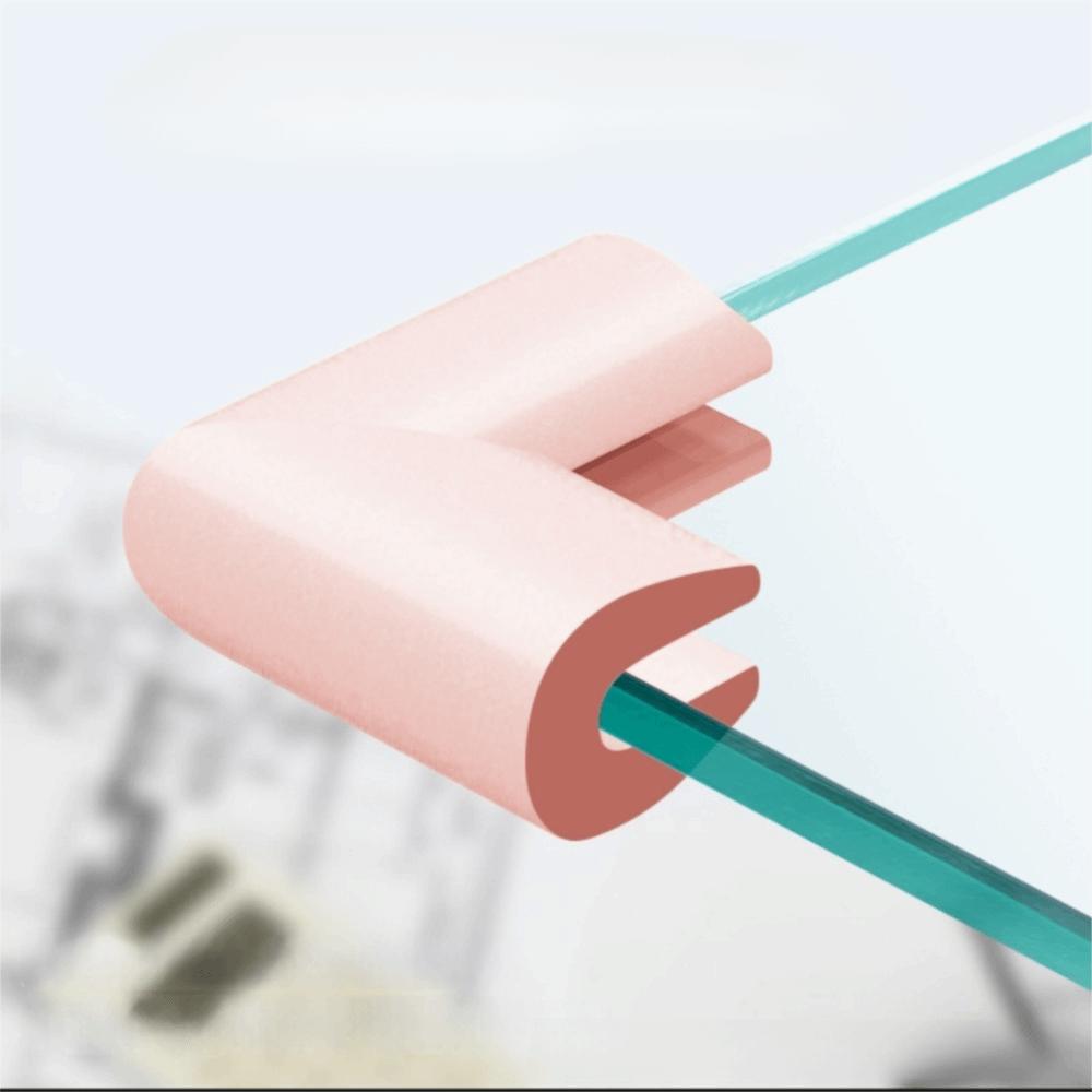 4pcs Safety U Type Foam Corner Guards Soft Sponge Thick Table Corner Protector Safety Glass Table Edge Strip Furniture