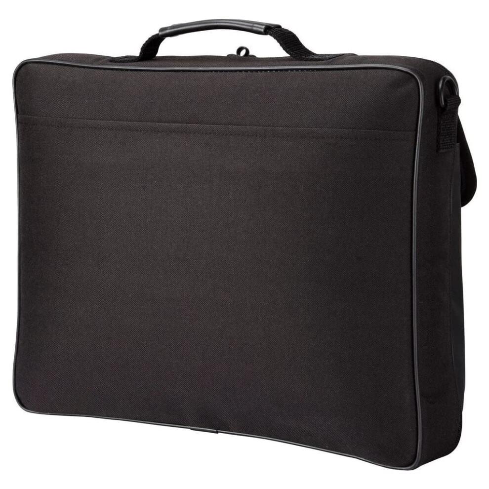 Laptop Bag, Fits Laptop up to 16", Case for Travel and Business, Padded Shoulder Strap, Front Storage Pocket – Black