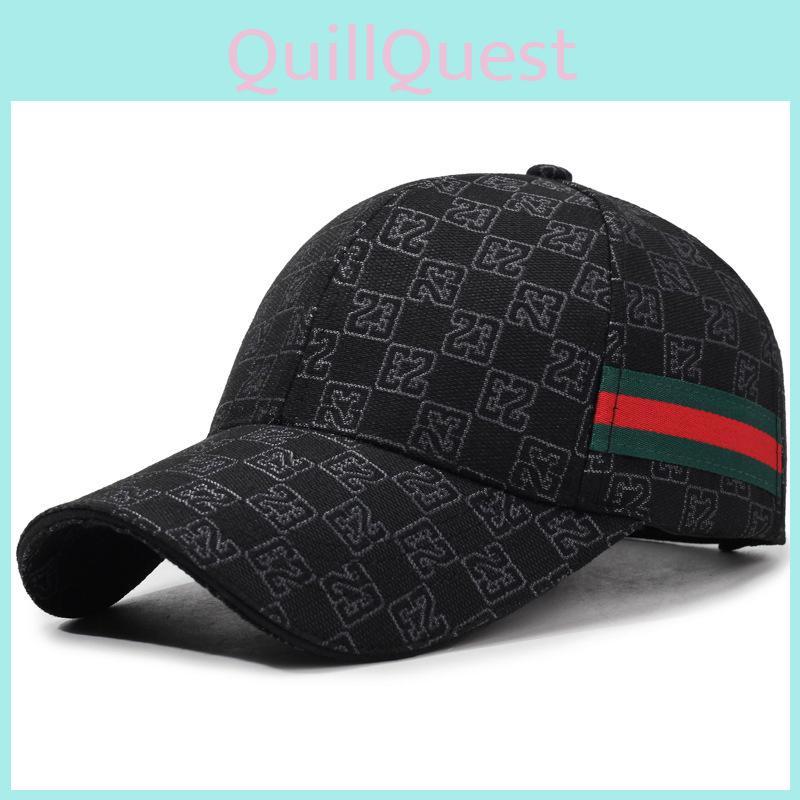 Polyester Geometric Baseball Cap With Digital Print Design For Outdoor Sun Protection