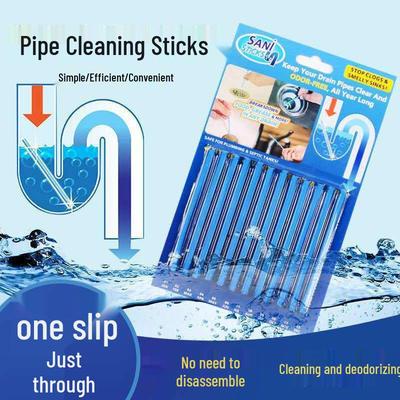 Magic Drain Deodorizer & Unclogging Stick for Pipes