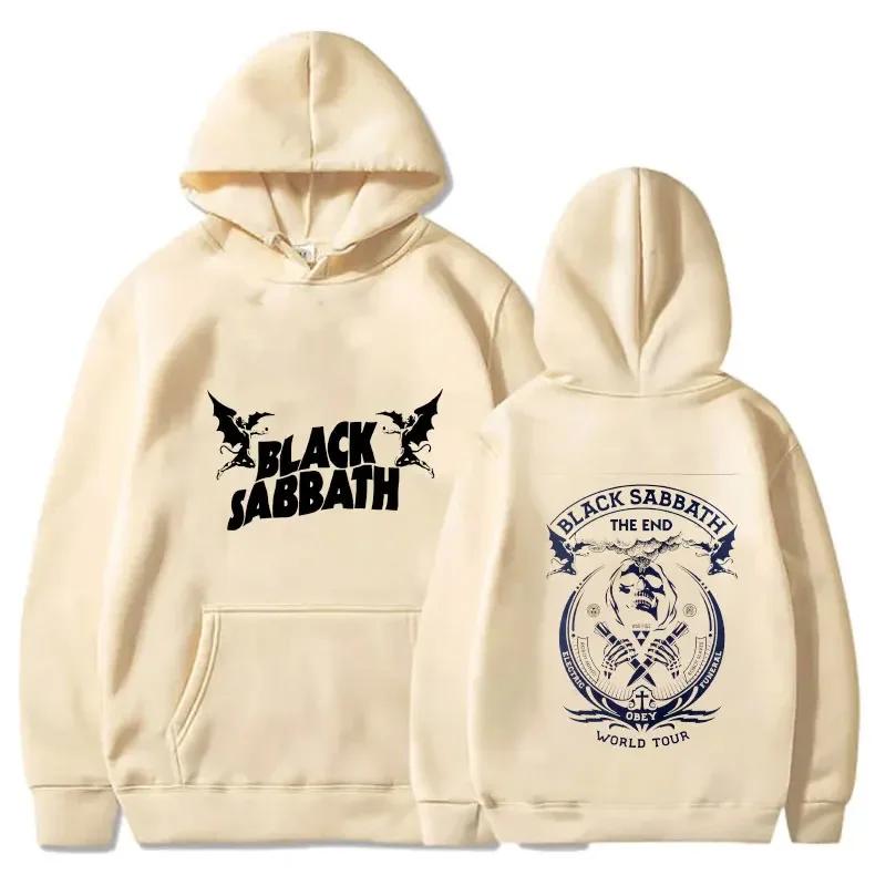 Fall Hoodie Sabbath Vintage Rock Wo Casual Print Heavy Metal Band Album Concert Sabbath Music Black Sabbath Sweater