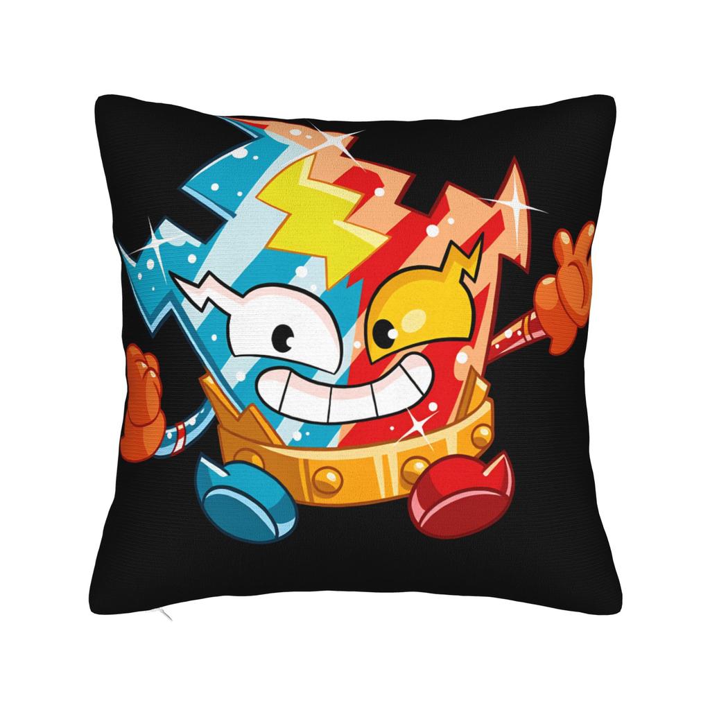 Super Zings Game Pillow Cover  Comfy Cushion Cover Cute Funny Pillow Case For Living Room Bed Chair