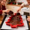 Christmas Tree Cake Pan Food Grade Flexible Holiday Moulds Christmas Tree Chocolate Mold for Mousse Candy Gummy Chocolates Jelly