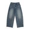 Spring and Summer American Retro Jeans Men's Straight Loose Scimitar Pants