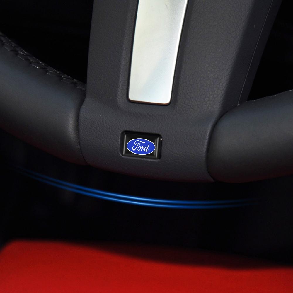 cihmru1 10Pcs 3D Car Styling Epoxy Emblem Badge Stickers Goods Auto Accessories For Ford Focus mk2 mk3 Fiesta Fusion Ranger Mondeo Kuga